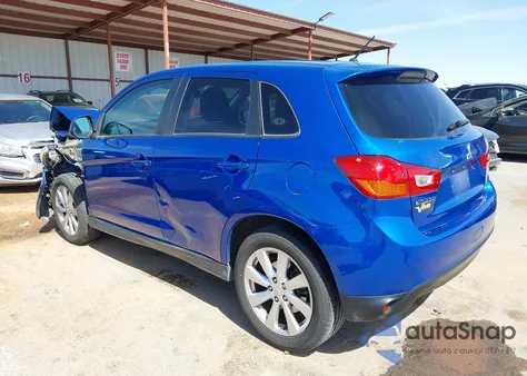 2015 Mitsubishi Outlander Sport Es из США, поврежденный, VIN 4A4AP3AU1FE002251